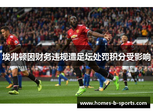 埃弗顿因财务违规遭足坛处罚积分受影响